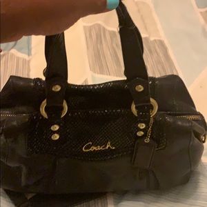 Black coach bag